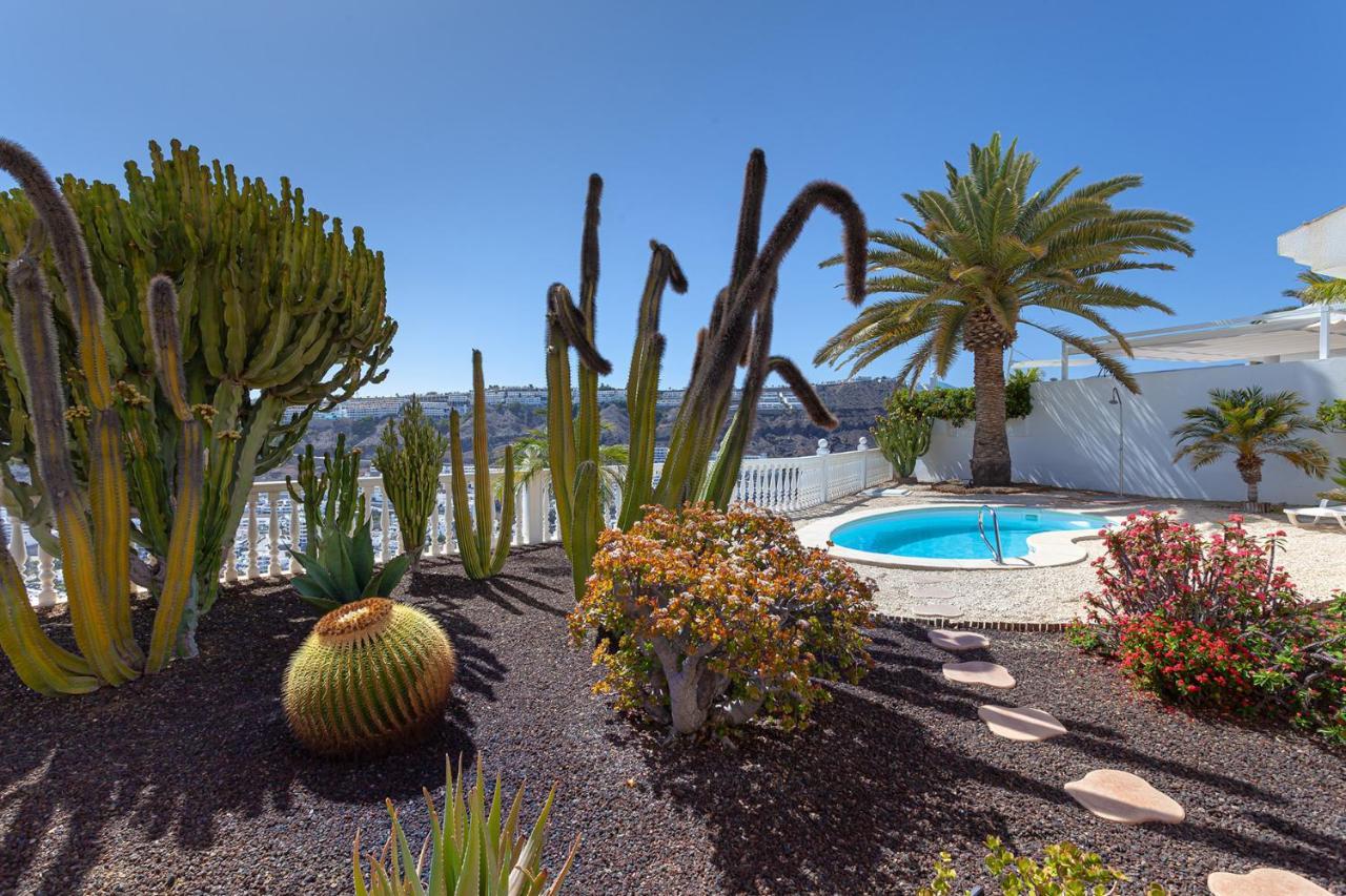 Stunning Villa With Breathtaking Ocean View Mogán Eksteriør bilde