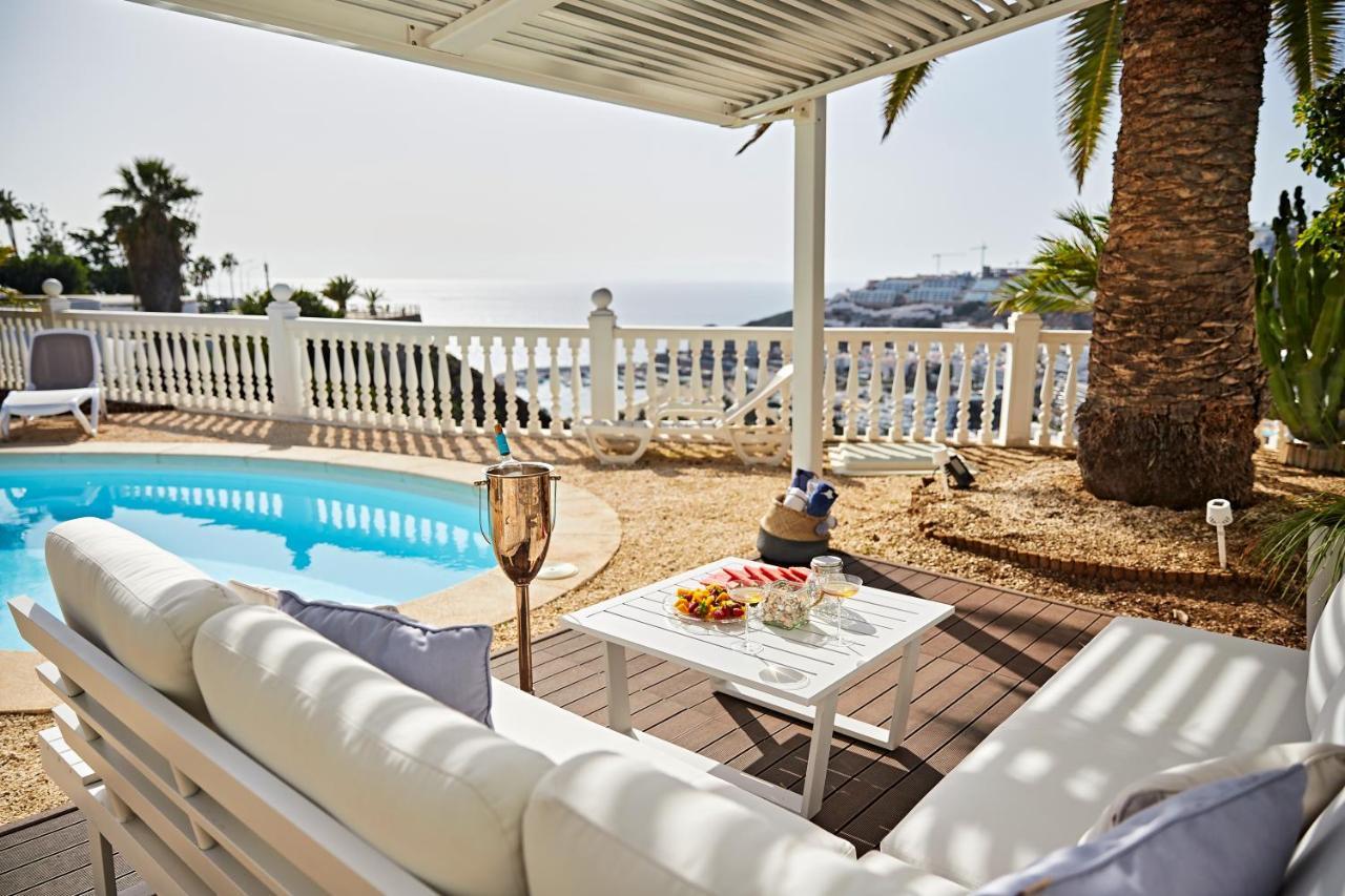 Stunning Villa With Breathtaking Ocean View Mogán Eksteriør bilde