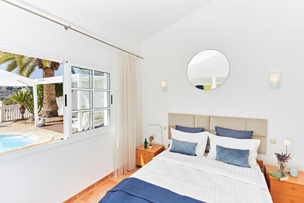 Stunning Villa With Breathtaking Ocean View Mogán Eksteriør bilde