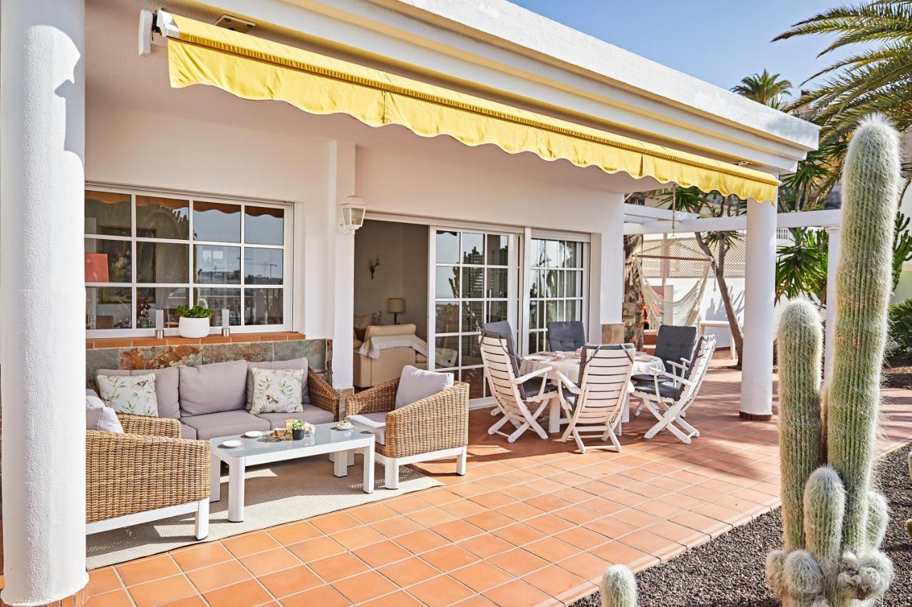 Stunning Villa With Breathtaking Ocean View Mogán Eksteriør bilde